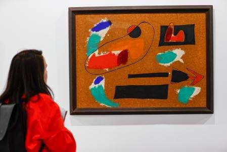 A Miró le gustaría ser uno de los pintores más populares de Arco