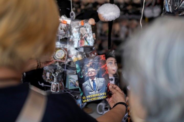 "AMLO, el presidente más chingón" (más copado).  Foto: AP 
