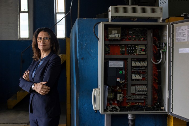 Petro Ana Toni en la sede del principal instituto ambiental brasileño.  Lo ideal, digo, sería que Petrobras recurra a más energías renovables.  Foto Victor Moriyama para el New York Times.
