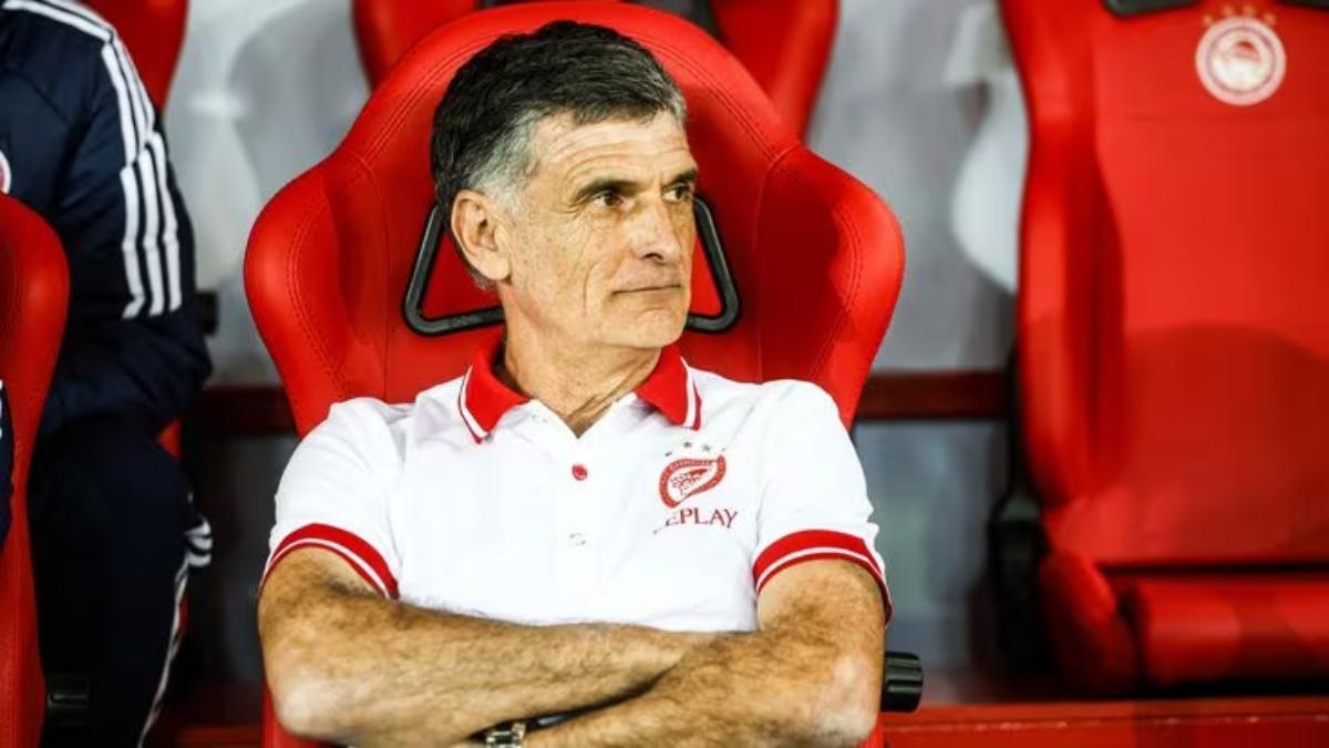 Mendilibar en el banquillo del Olympiacos
