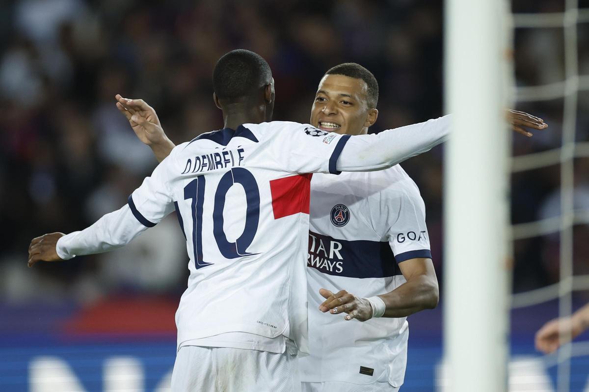 Mbappé y Dembélé; las estrellas del PSG