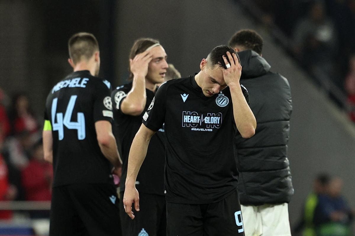 Ferran Jutglà, fuera del partido ante el Benfica
