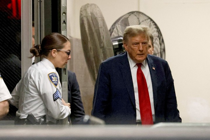 Donald Trump, ofendido ante la Justicia.  FotoReuters