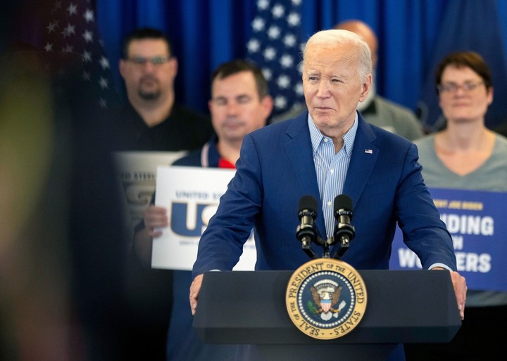 El presidente de Estados Unidos, Joe Biden.  foto de Bloomberg