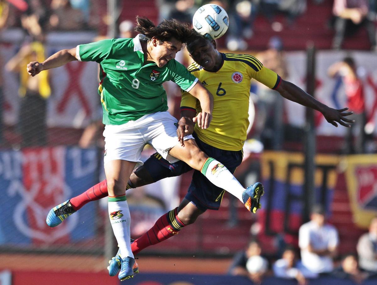 Moreno Martins durante un partido ante Colombia en la Copa América (2011)