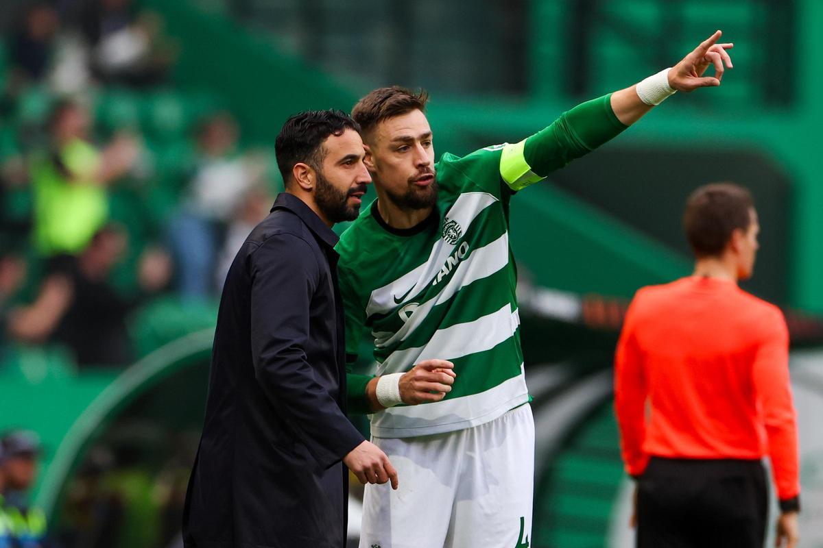 Amorim, en el pasado derbi de Lisboa