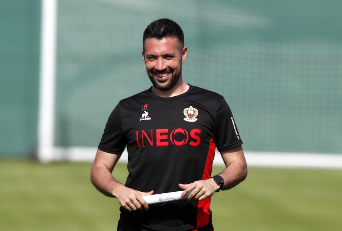 OGC Nice primer entrenamiento con el nuevo entrenador Francesco Farioli