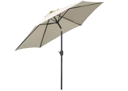Sombrilla Sombrilla para jardín, patio, terraza, playa y piscina, reclinable con protección UV.