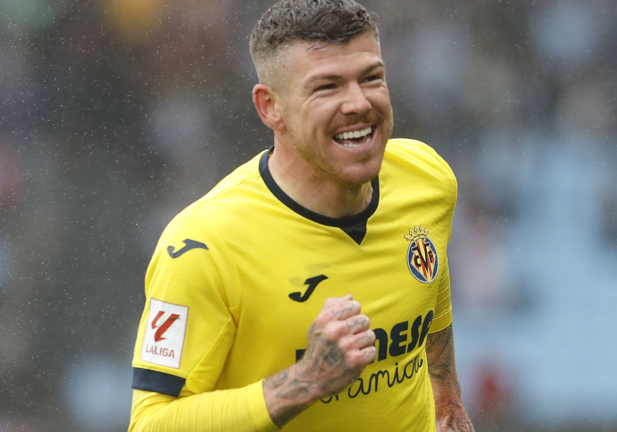 Alberto Moreno marca un gol en el Celta-Villarreal