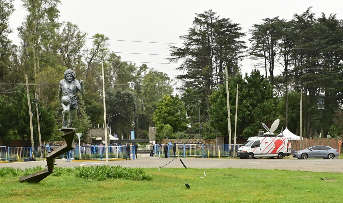 Velatorio de los restos del ex seleccionador argentino César Luis Menotti