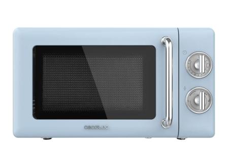 Cecotec Microondas Mecánico 20 L Proclean 3010 Retro Azul