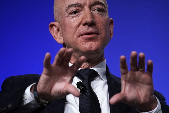 Jeff Bezos, dueño del Washington Post.  Foto Getty Images/AFP