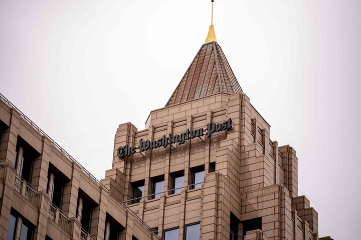 El edificio del Washington Post.  Foto Getty Images vía AFP