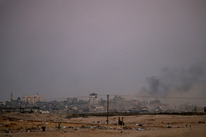Israel continúa su ofensiva en Gaza, agobiando a los enemigos internacionales con un alto nivel de fuego.  Foto: AFP 