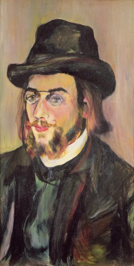 Retrato de Erik Satie, obra de Clementine Valadon