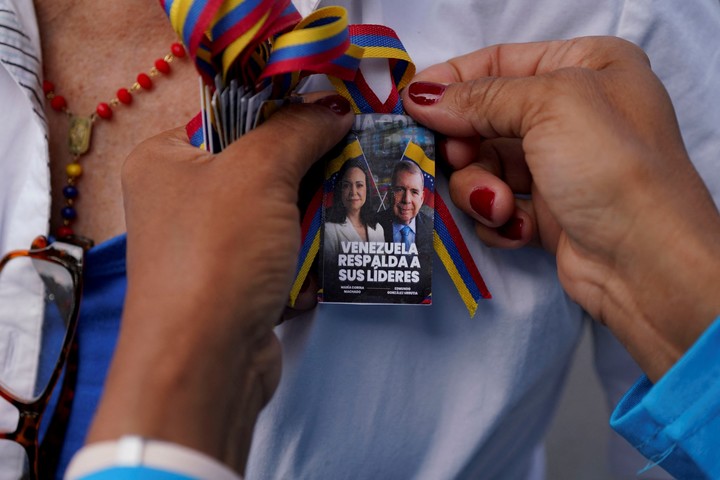 La campana de la campaña opositora venezolana, estos juegos.  FotoReuters