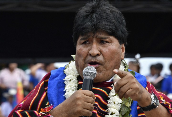 Evo Morales precedió un escenario violento durante las elecciones en Venezuela.  Foto: AFP  