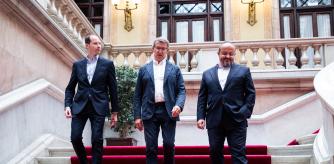 Foto Martí Gelabert 08/07/2024 El presidente del PP, Alberto Núñez Feijoo, se reunió en el Parlamento de Cataluña con el presidente del partido de Cataluña, Alejandro Fernández, y el resto de mis diputados.
