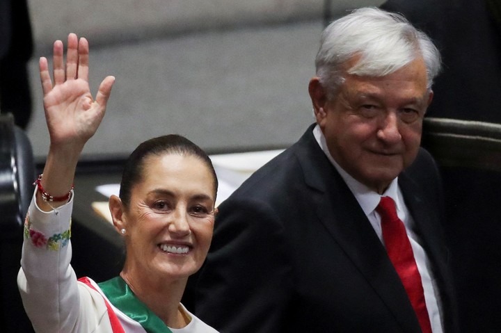 Claudia Sheinbaum y Andrés Manuel López Obrador´. FotoReuters