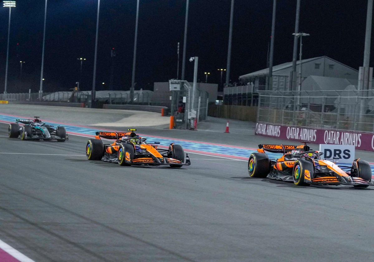 Norris y Piastri, líderes del circuito de Qatar