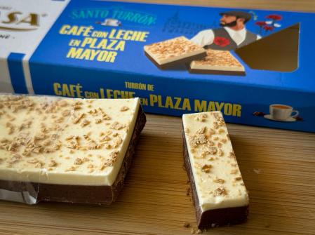 Turrón café con leche en la Plaza Mayor