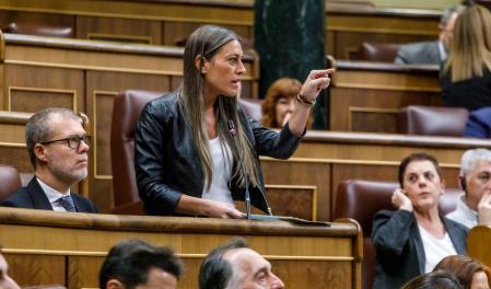 Míriam Nogueras en acción en el Congreso