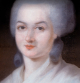 Olympe de Gouges, detalle de un retrato de Alexandre Kucharski, finales del siglo XVIII. Colección privada.
Olympe de Gouges, detalle de un retrato de Alexandre Kucharski, finales del siglo XVIII. Colección privada