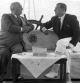 Francisco Franco y Juan de Borbón, en la cubierta del yate